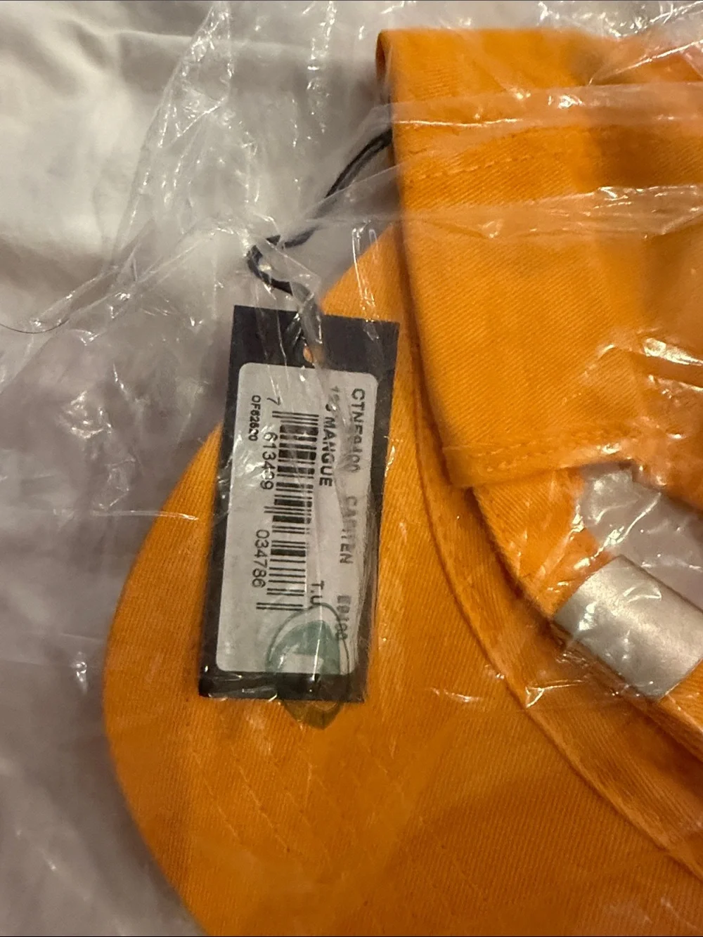 Vilebrequin Yellow Orange Mango color  Baseball Cap